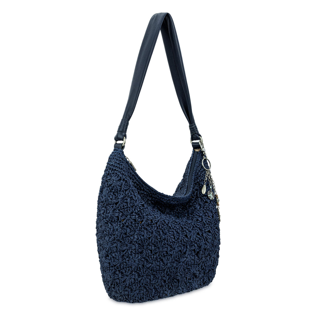 The Sak Sequoia Hobo - Straw - Denim Primrose