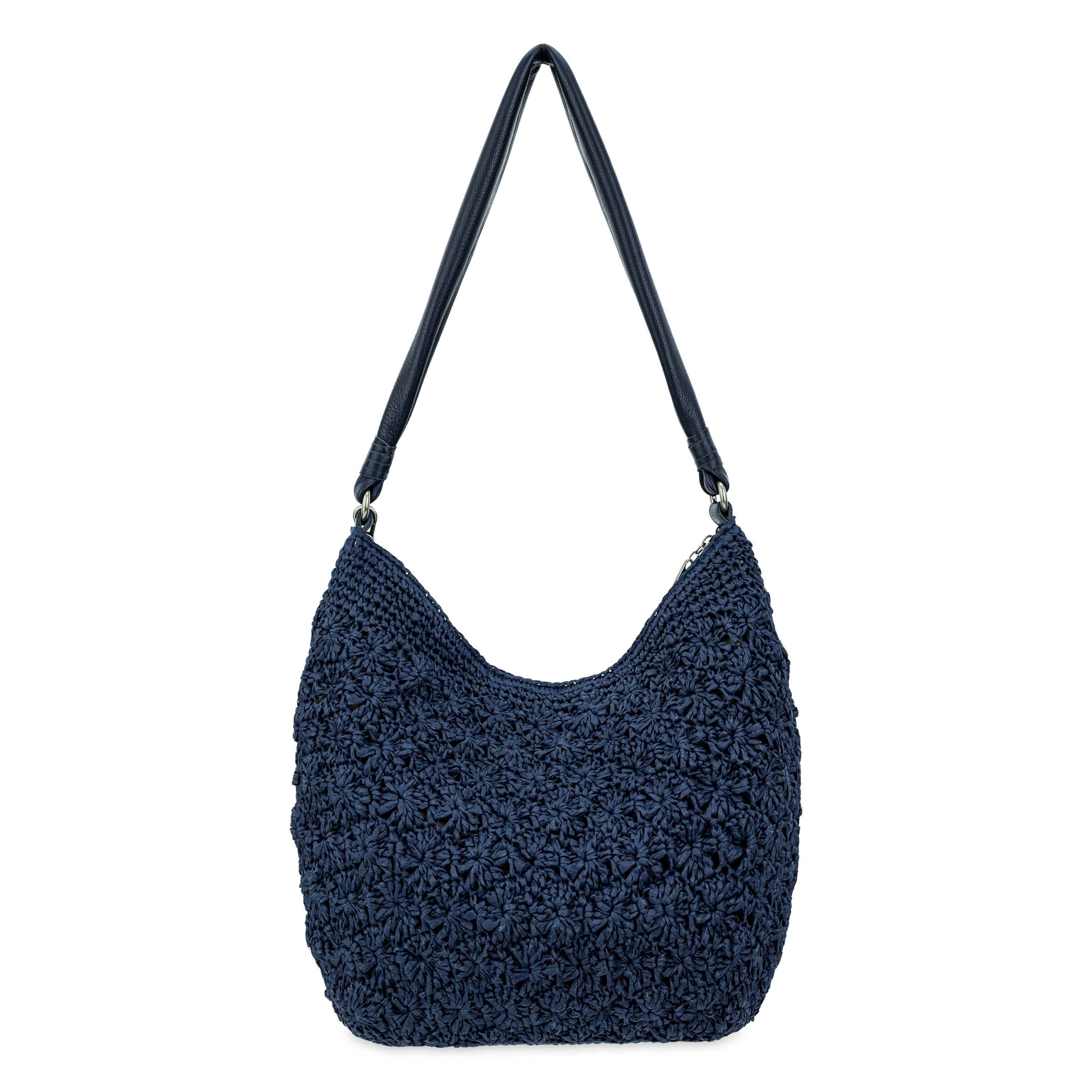 The Sak Sequoia Hobo - Straw - Denim Primrose