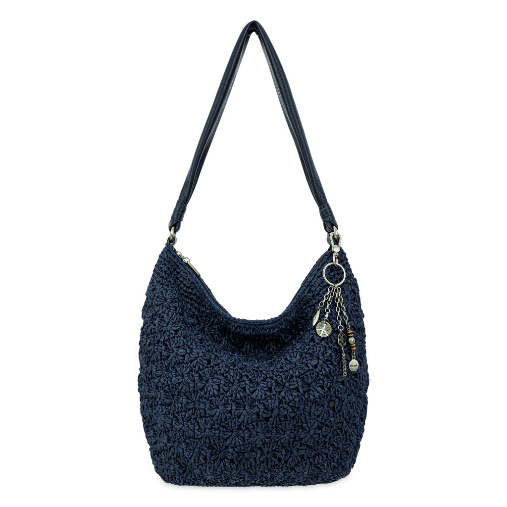 The Sak Sequoia Hobo - Straw - Denim Primrose