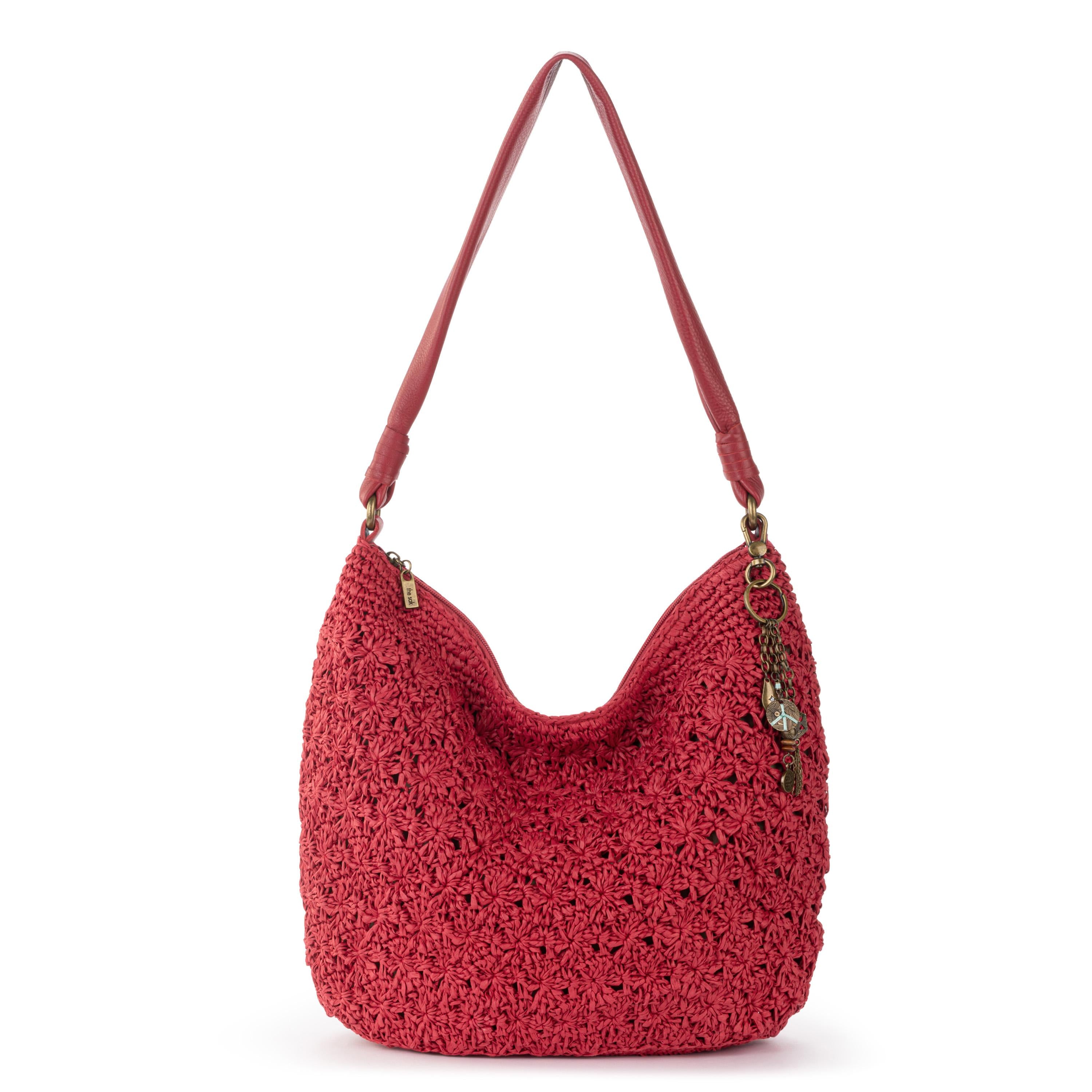 The Sak Sequoia Hobo - Straw - Scarlet Primrose