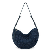 Tess Shoulder Bag - Straw - Denim Primrose