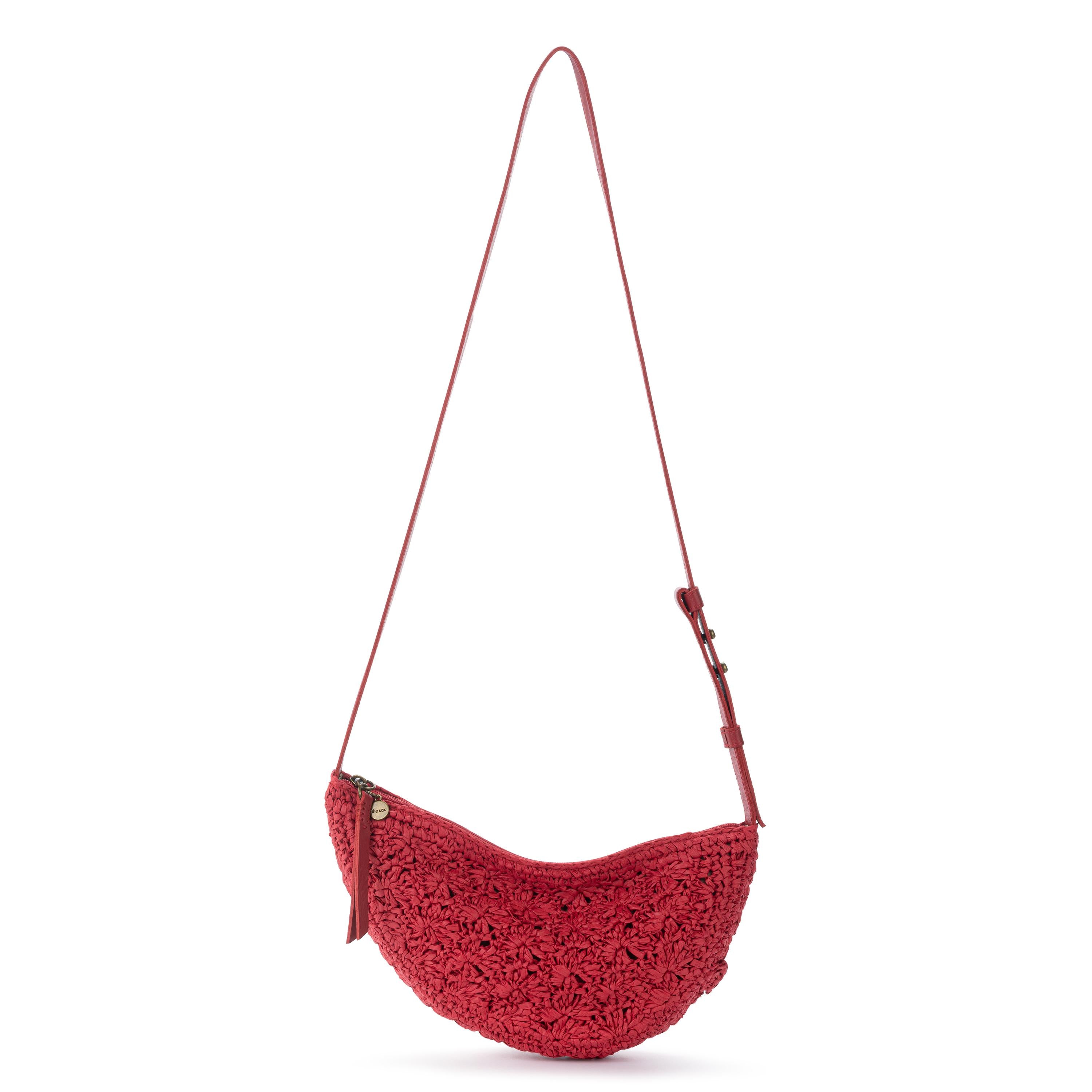 The Sak Tess Sling - Straw - Scarlet Primrose