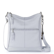 Lucia Crossbody - Leather - Powder Blue Stitch