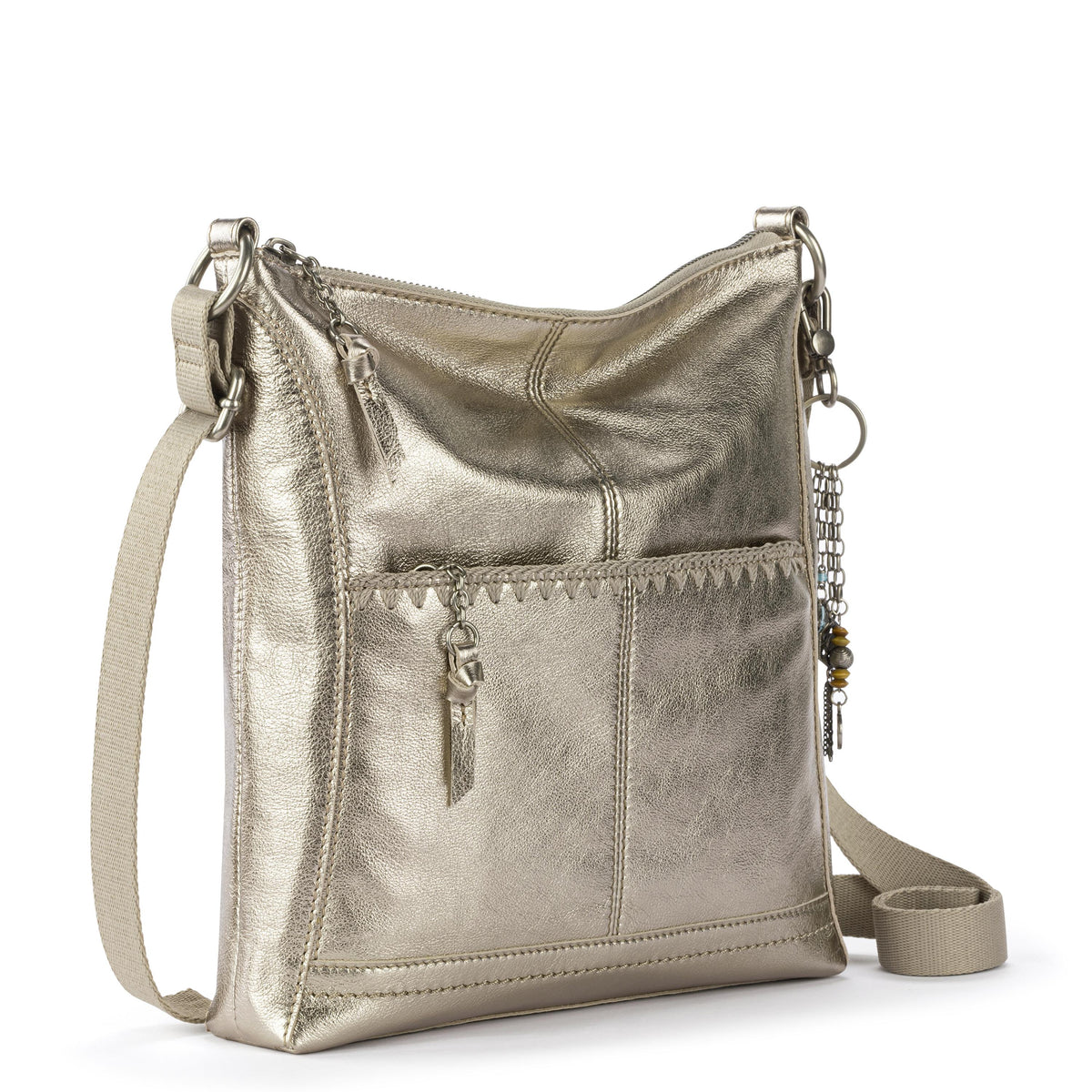 The Sak Lucia Crossbody - Leather - Pyrite Stitch