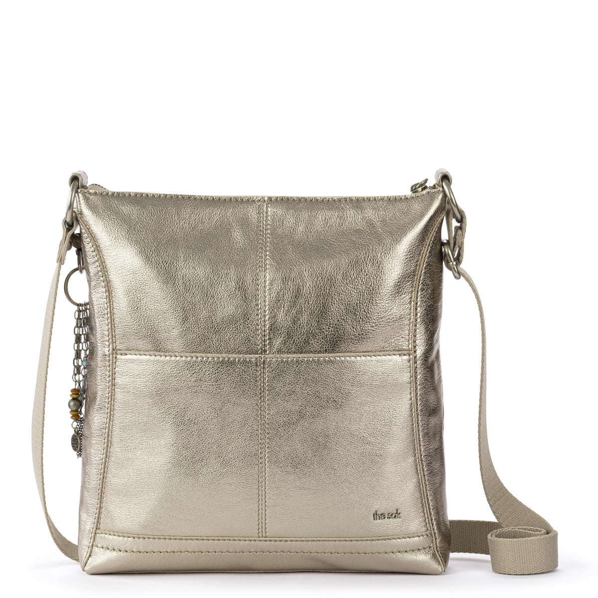 The Sak Lucia Crossbody - Leather - Pyrite Stitch