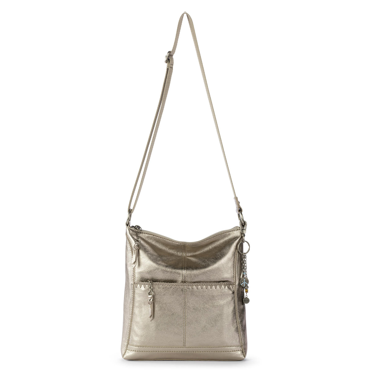 The Sak Lucia Crossbody - Leather - Pyrite Stitch