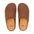 The Sak Bolinas Woven Clog - Leather - Woven Cognac