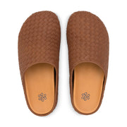 Bolinas Woven Clog - Leather - Woven Cognac