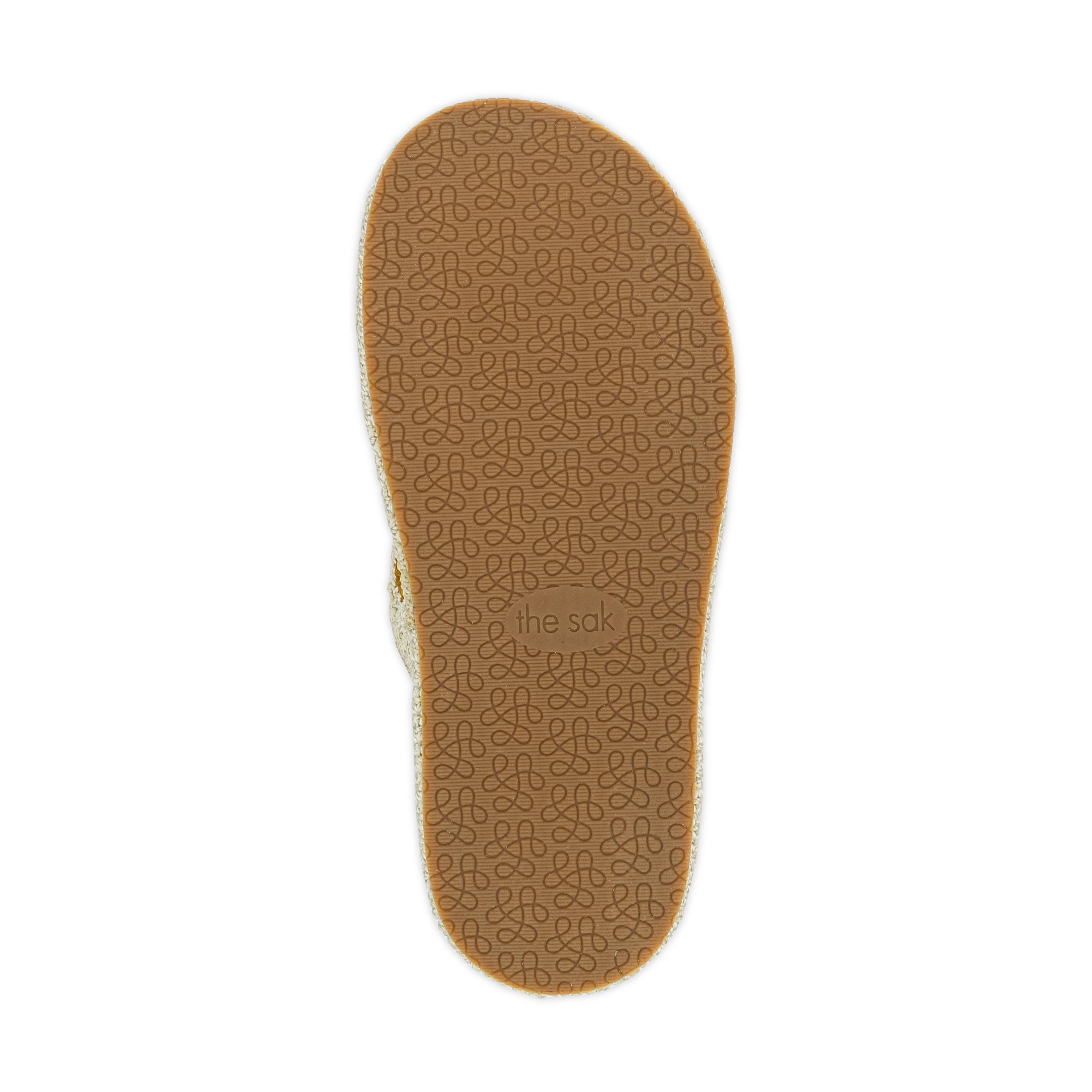 The Sak Bryn Slip On Clog -|Polypropylene Yarn - Natural Multi Flower|