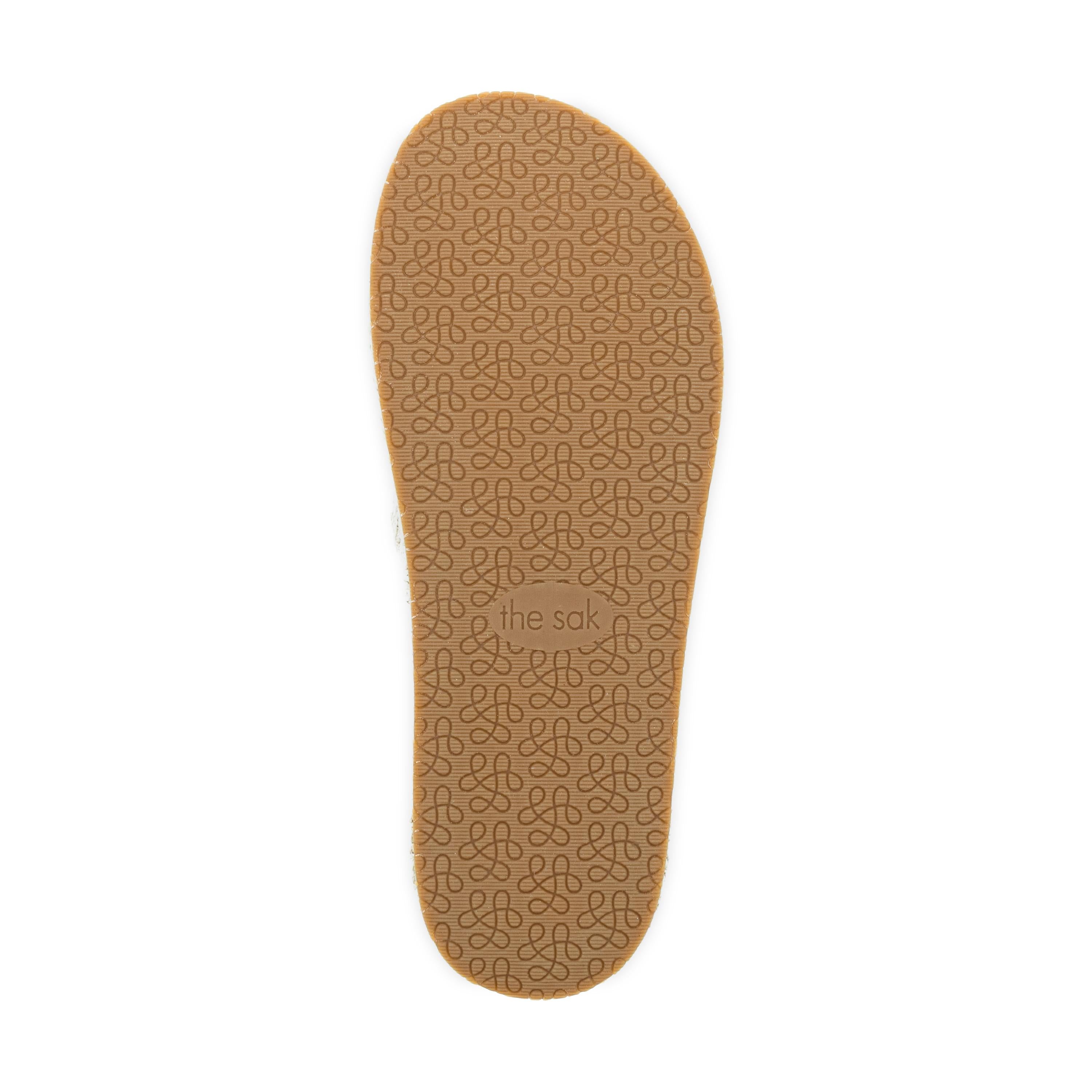 The Sak Olivia Platform Sandal - Hand Crochet - Ecru