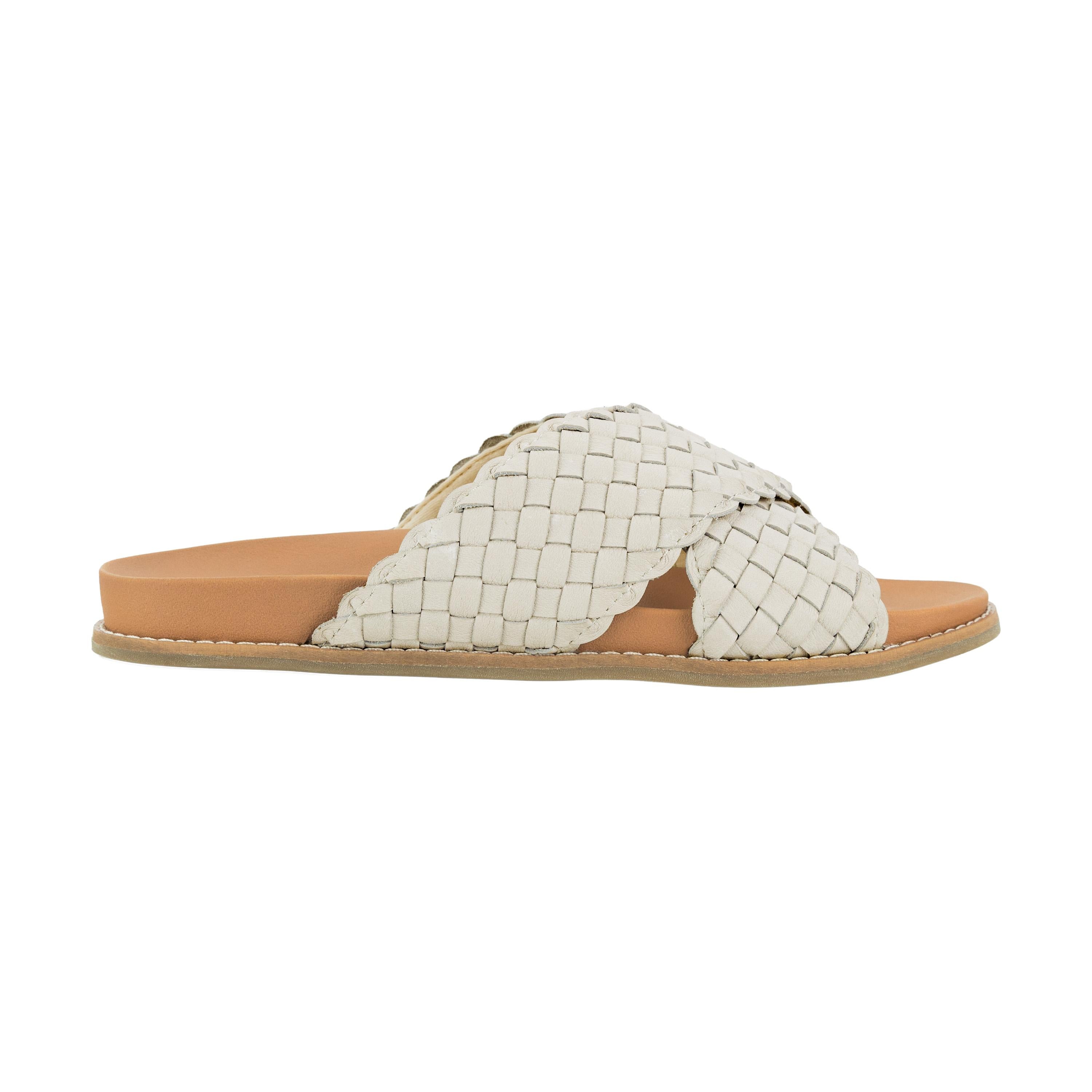 The Sak Penelope Sandal - Leather - Stone Woven