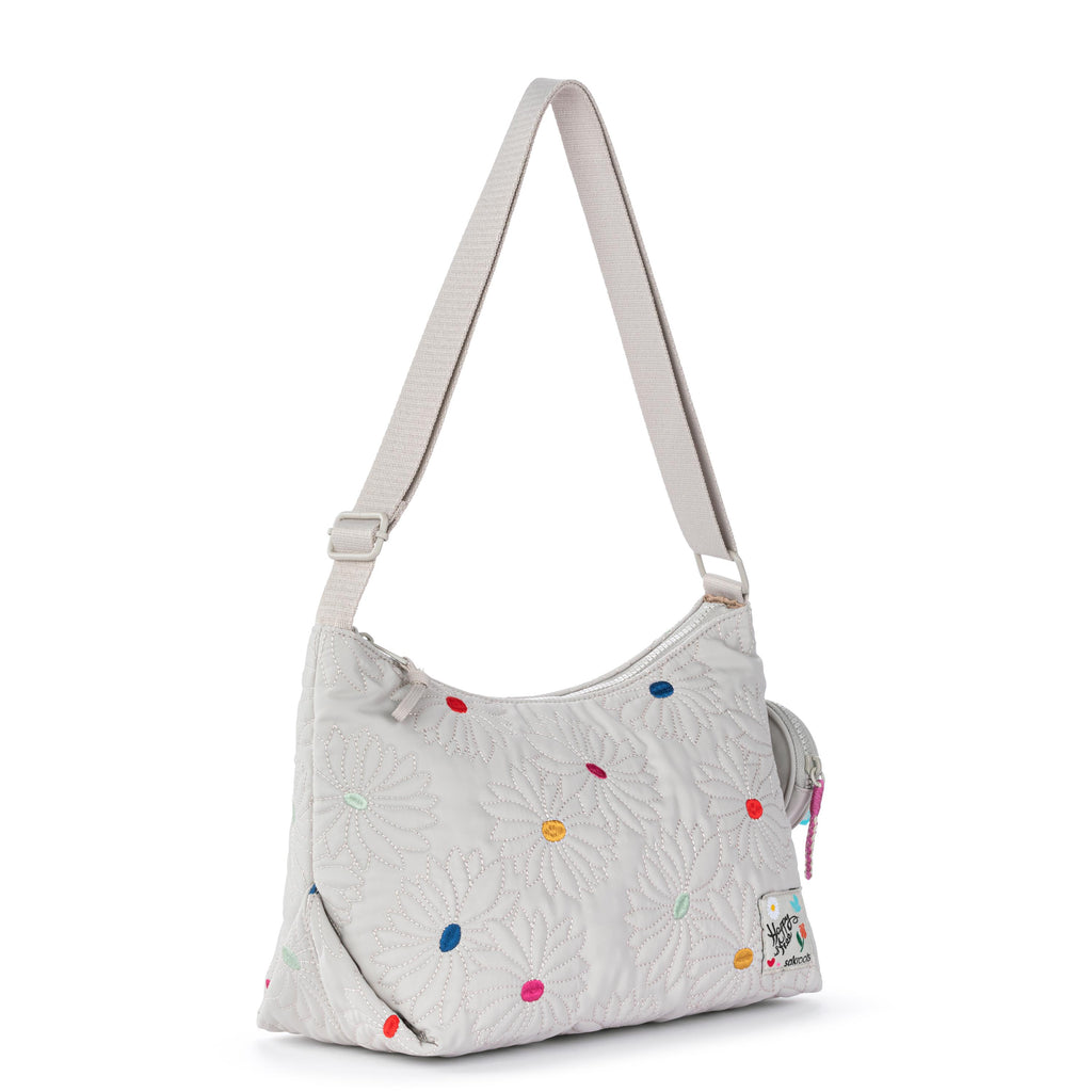 Sakroots Banyan Hobo - EcoTwill - Multi Flower Quilted