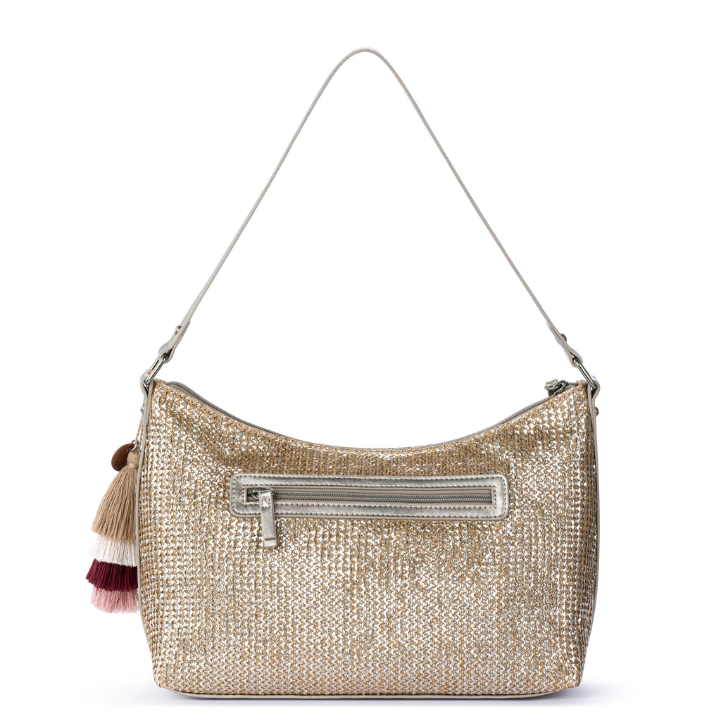Sakroots Banyan Hobo - Straw - Pyrite Straw