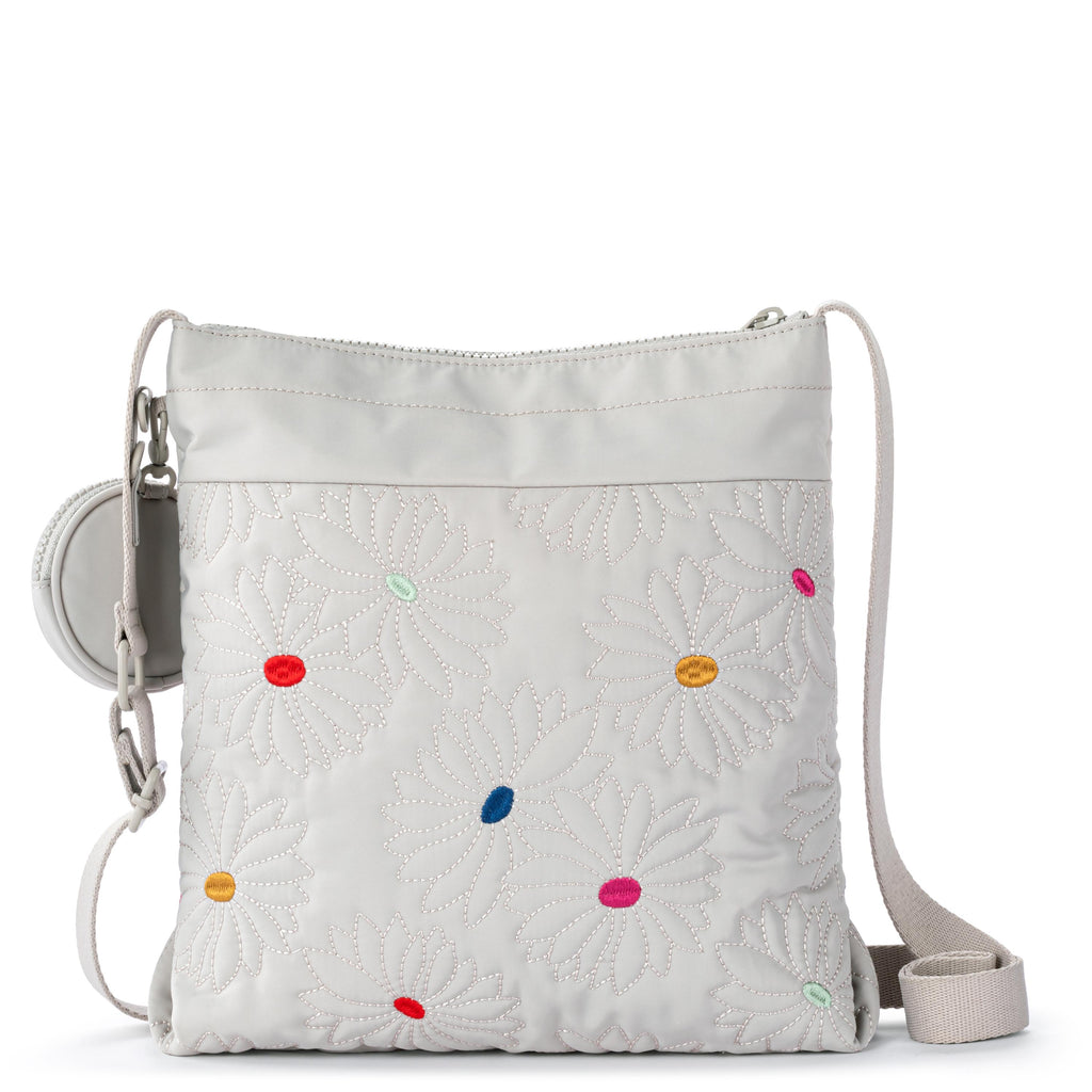 Sakroots Banyan Basic Crossbody - EcoTwill - Multi Flower Quilted