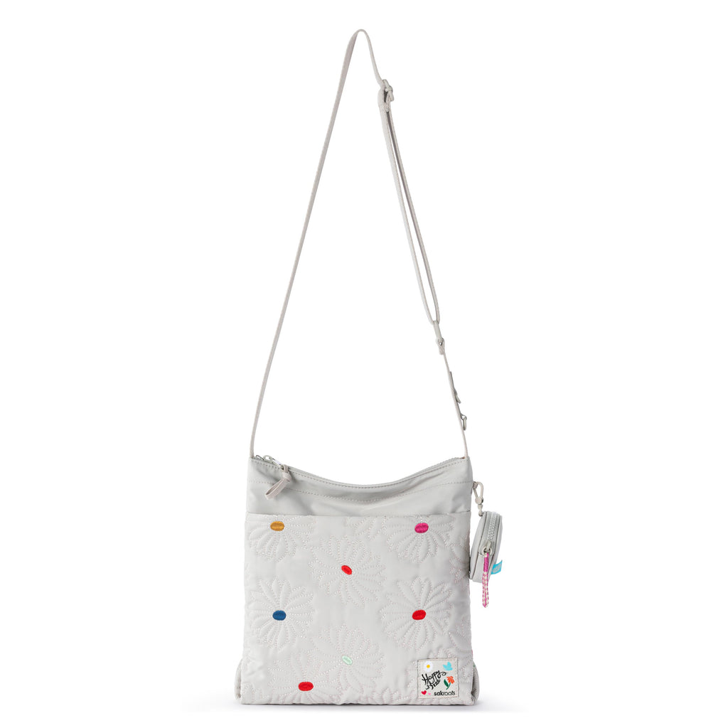Sakroots Banyan Basic Crossbody - EcoTwill - Multi Flower Quilted