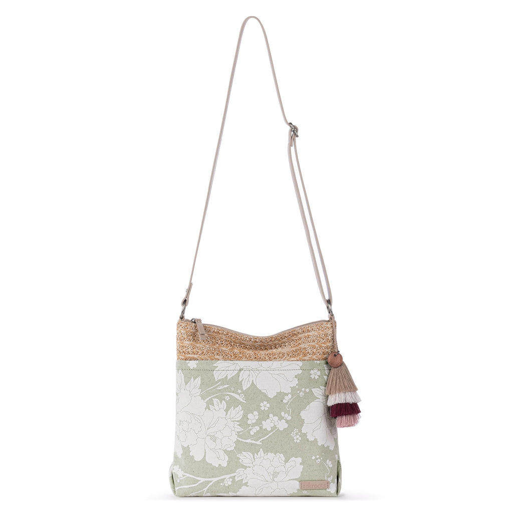 Sakroots Banyan Basic Crossbody - Canvas - Natural Wild Fleur