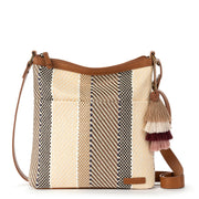 Banyan Basic Crossbody - Straw - Tobacco Batik Woven