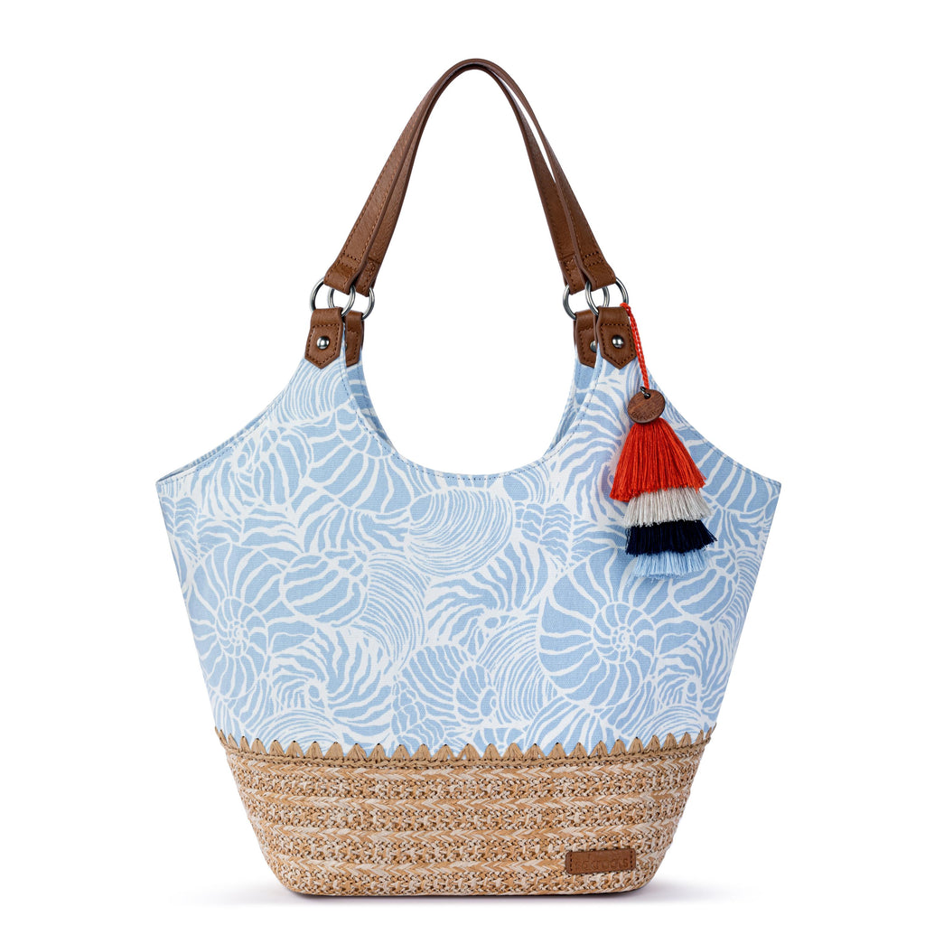 Sakroots Roma Shopper - Canvas - Blue Aura Seashore
