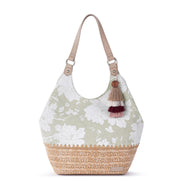 Roma Shopper - Canvas - Natural Wild Fleur