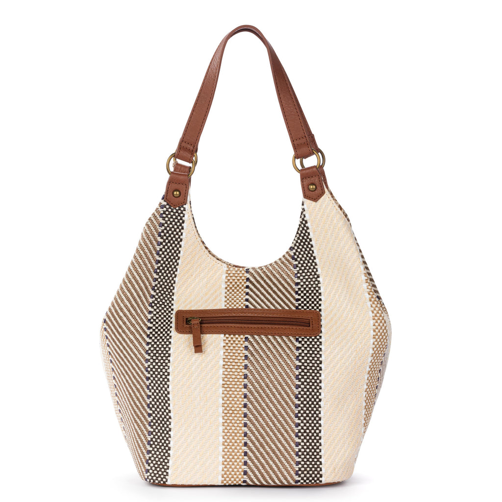 Sakroots Roma Shopper - Straw - Tobacco Batik Woven