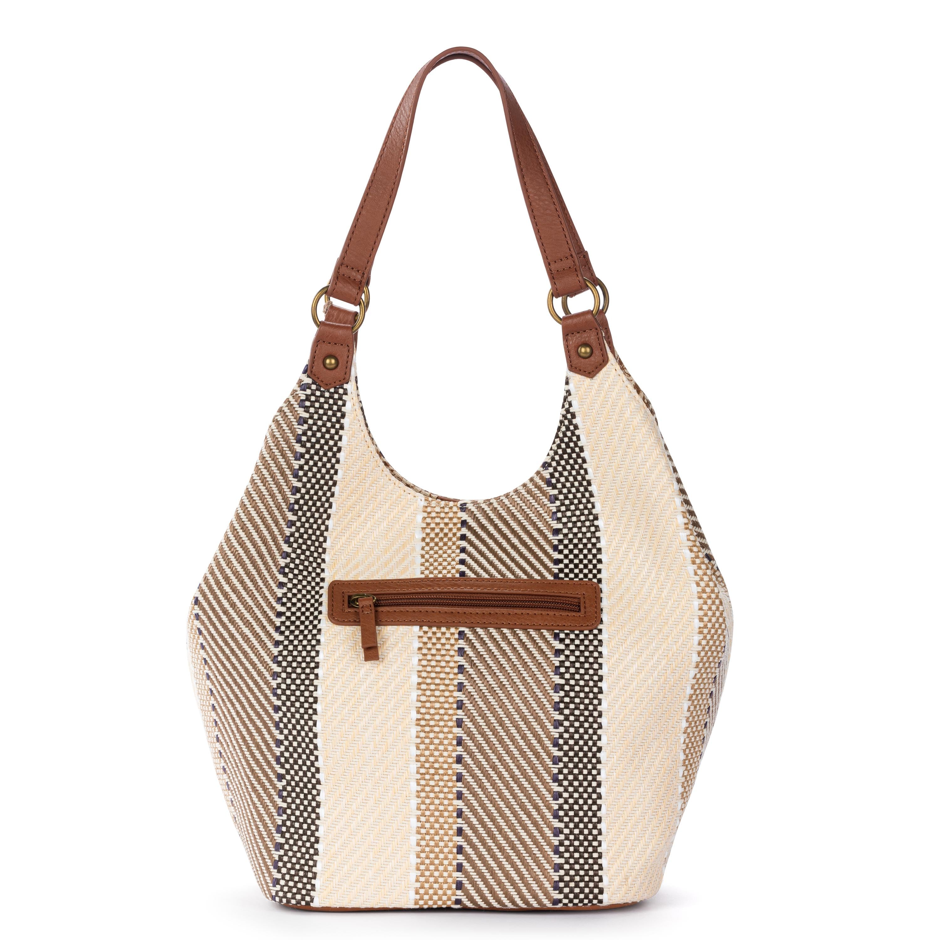 Sakroots Roma Shopper - Straw - Tobacco Batik Woven