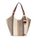 Sakroots Roma Shopper - Straw - Tobacco Batik Woven