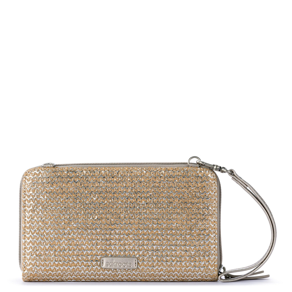 Sakroots Smartphone Wallet - Straw - Pyrite Straw