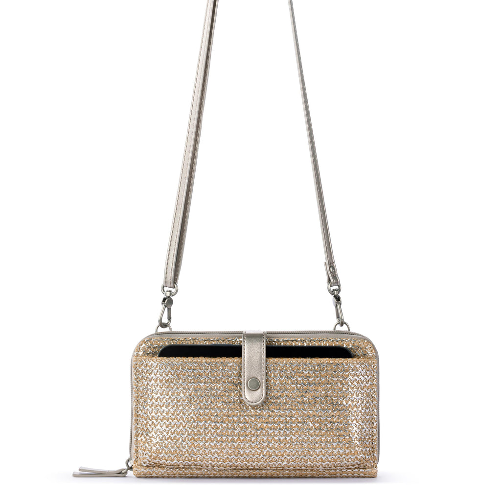 Sakroots Smartphone Wallet - Straw - Pyrite Straw