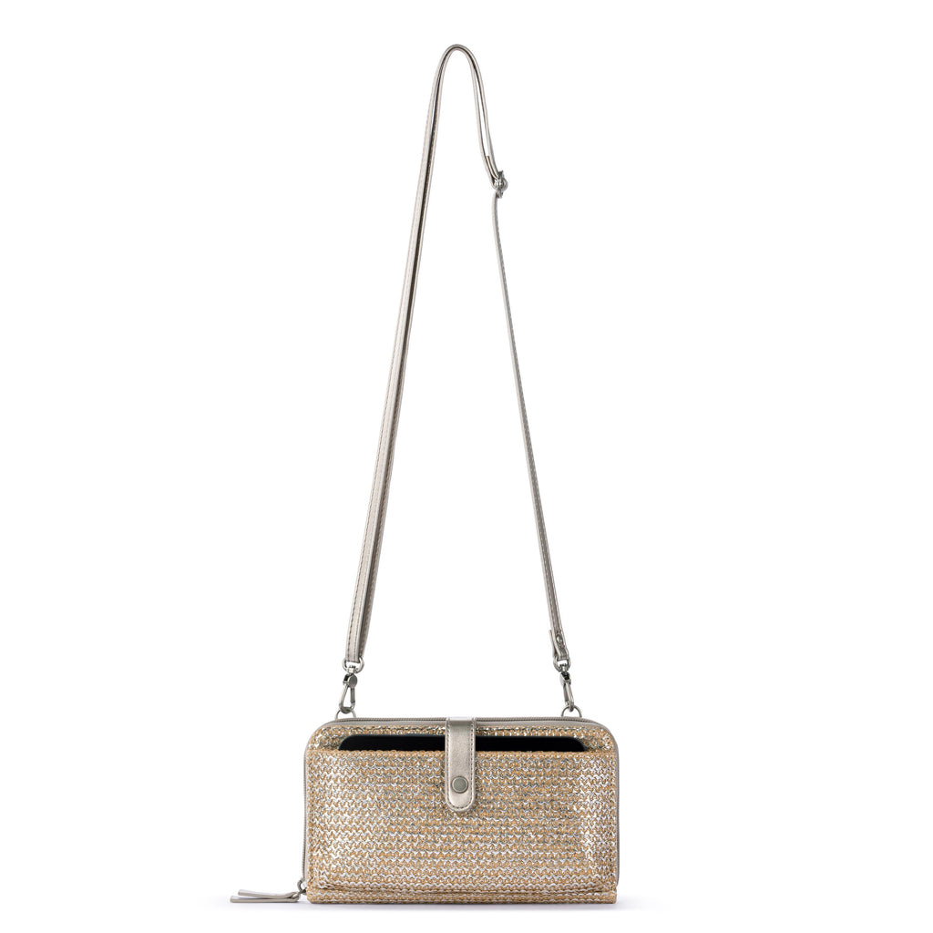 Sakroots Smartphone Wallet - Straw - Pyrite Straw