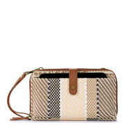 Smartphone Wallet - Straw - Tobacco Batik Woven