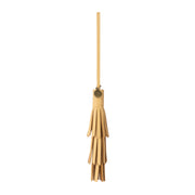 Cypress Tassel Dangle - Leather - Buttercup