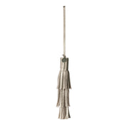 Cypress Tassel Dangle - Leather - Pyrite