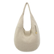 120 Shortie Hobo - Hand Crochet - Ecru