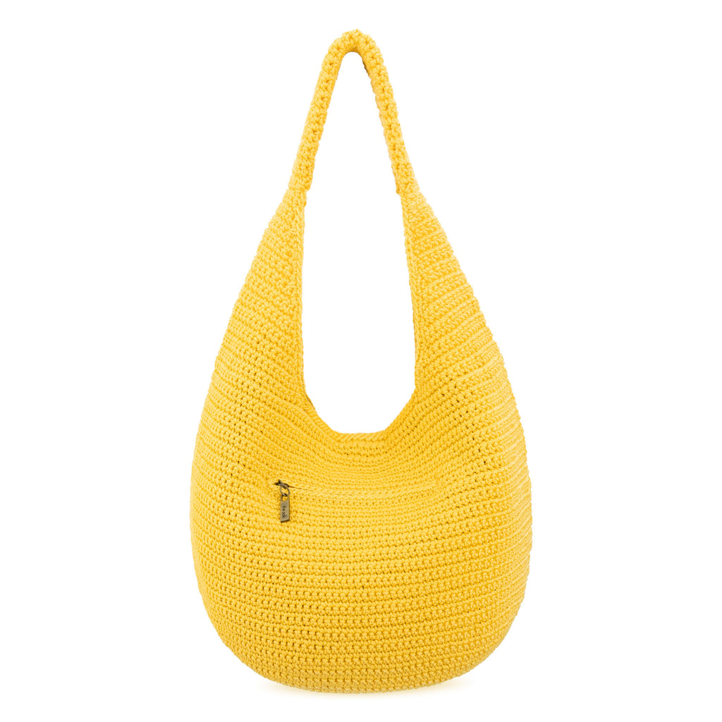 The Sak 120 Small Hobo -|Polypropylene Yarn - Lemon Drop|