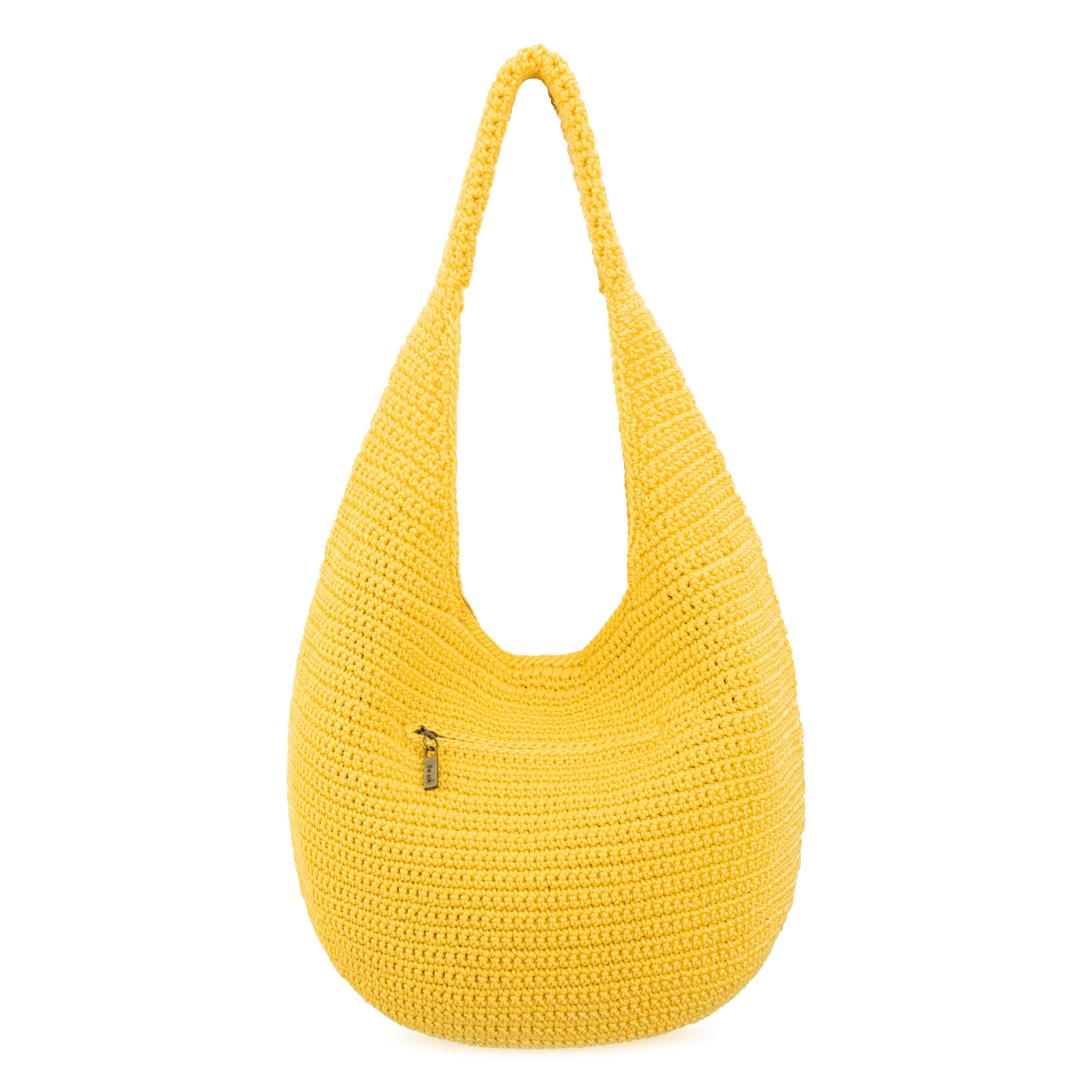 The Sak 120 Small Hobo -|Polypropylene Yarn - Lemon Drop|