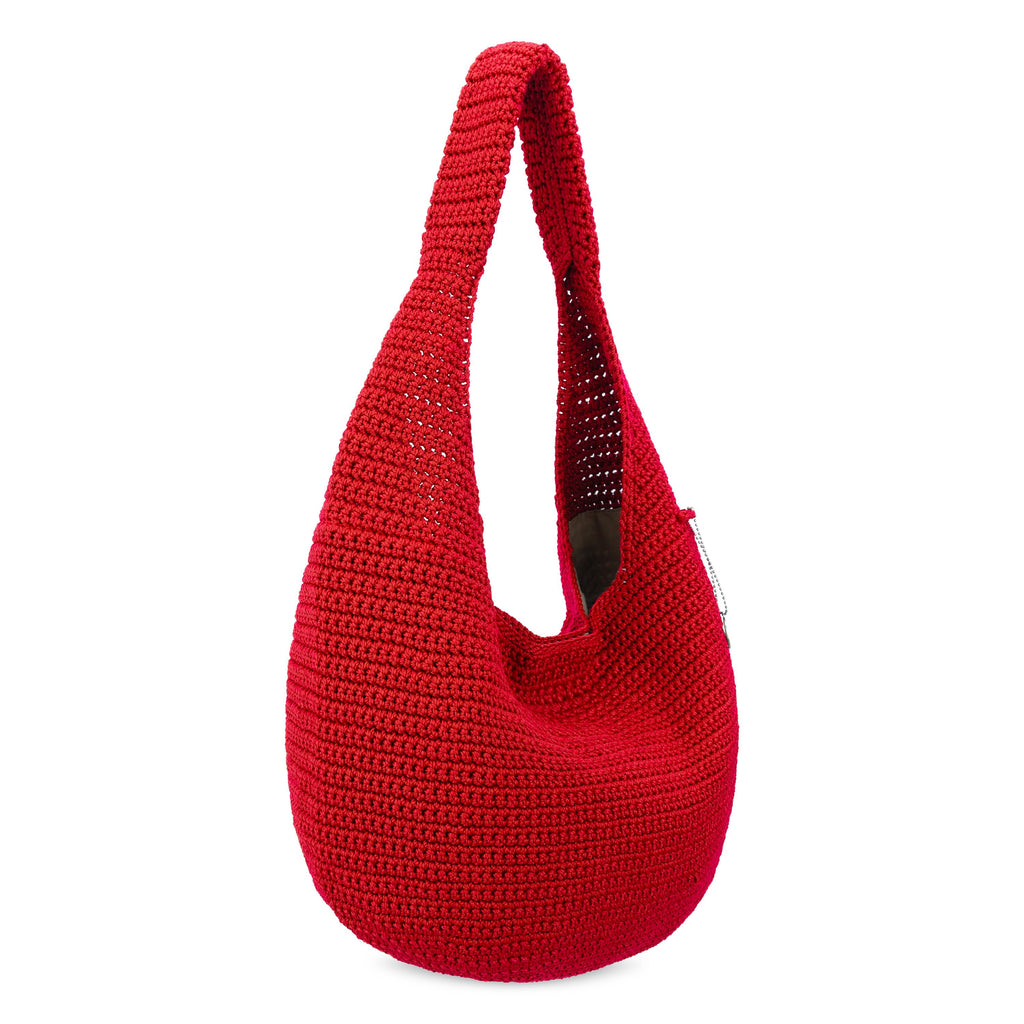 The Sak 120 Small Hobo -|Polypropylene Yarn - Scarlet|