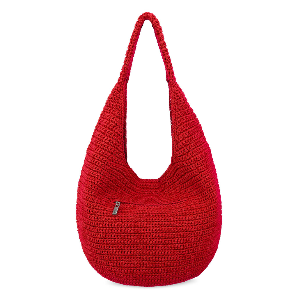 The Sak 120 Small Hobo -|Polypropylene Yarn - Scarlet|