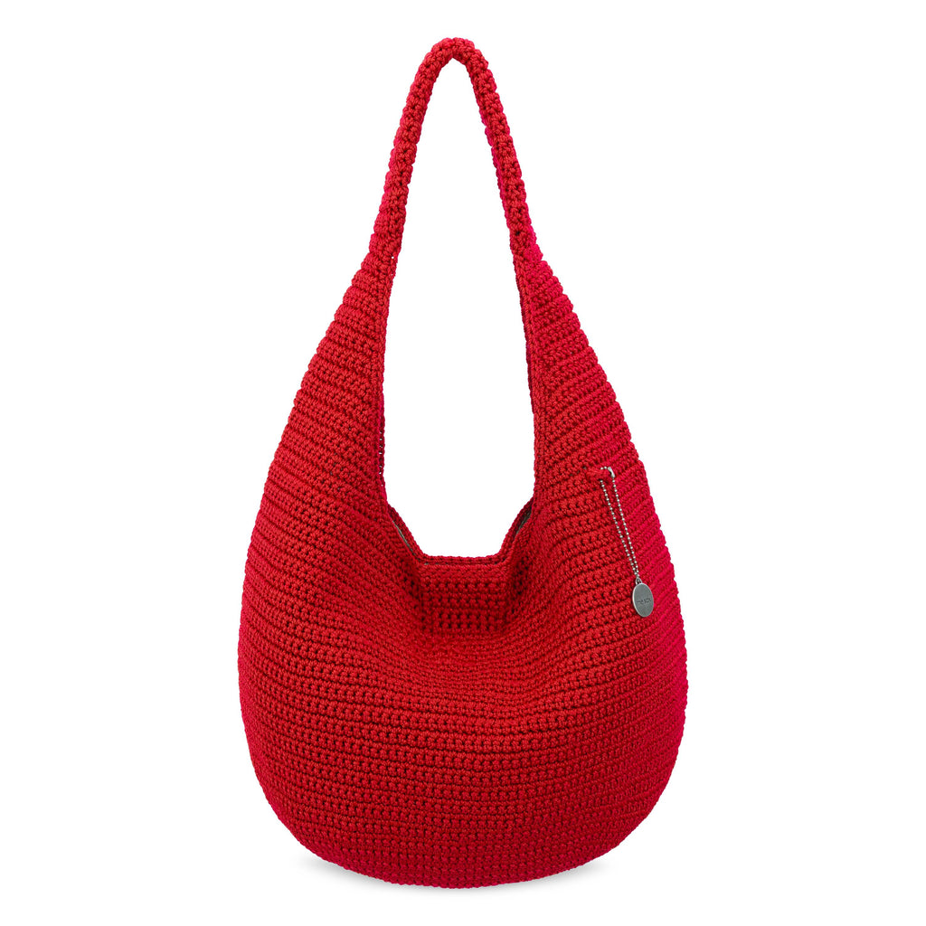 The Sak 120 Small Hobo -|Polypropylene Yarn - Scarlet|