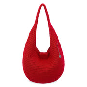 120 Shortie Hobo - Hand Crochet - Scarlet