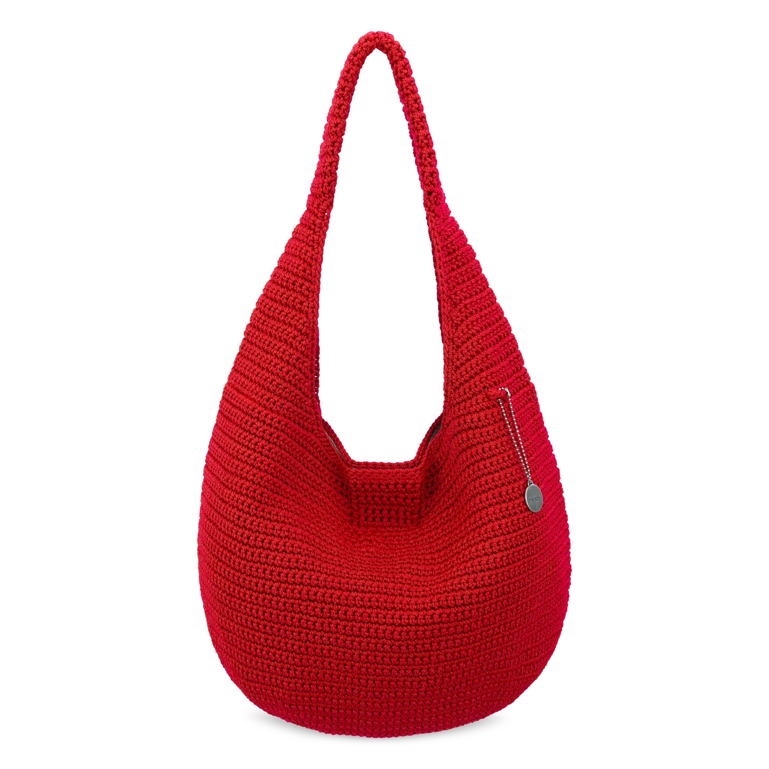 The Sak 120 Small Hobo -|Polypropylene Yarn - Scarlet|