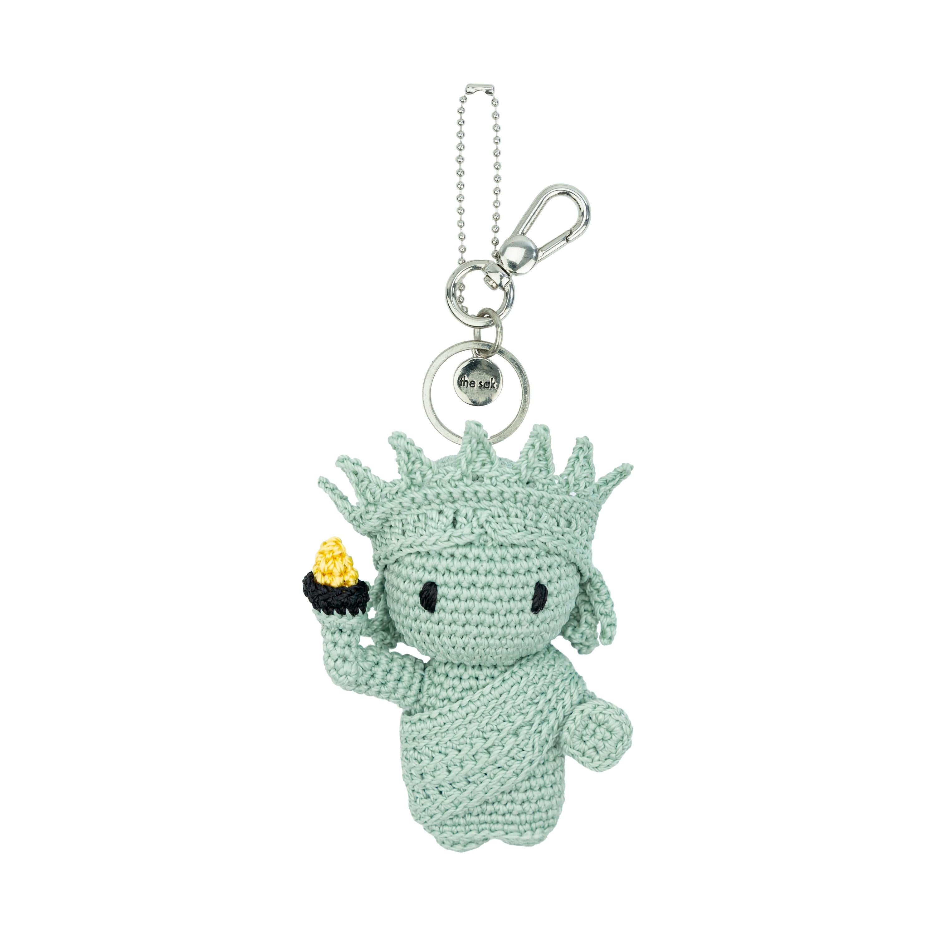 The Sak Yarnicharmz Dangle - Hand Crochet - Statue Liberty