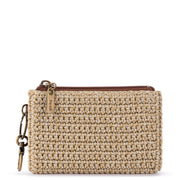 Encino Essential Wallet - Hand Crochet - Bamboo Static