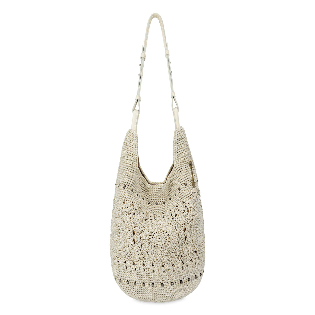The Sak Los Feliz 120 Hobo - Hand Crochet - Natural Medallion