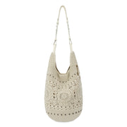 Los Feliz 120 Hobo - Hand Crochet - Natural Medallion