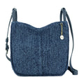 The Sak Los Feliz Slouchy Crossbody -|Polypropylene Yarn, Paper Straw - Denim Tonal Straw|