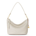The Sak Juniper Small Hobo - Leather - Stone Woven