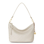 Juniper Small Hobo - Leather - Stone Woven