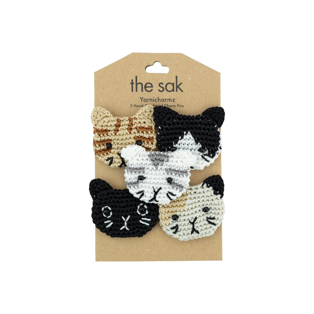 The Sak Charms 5 Pack Charms -|Polypropylene Yarn - Cats|
