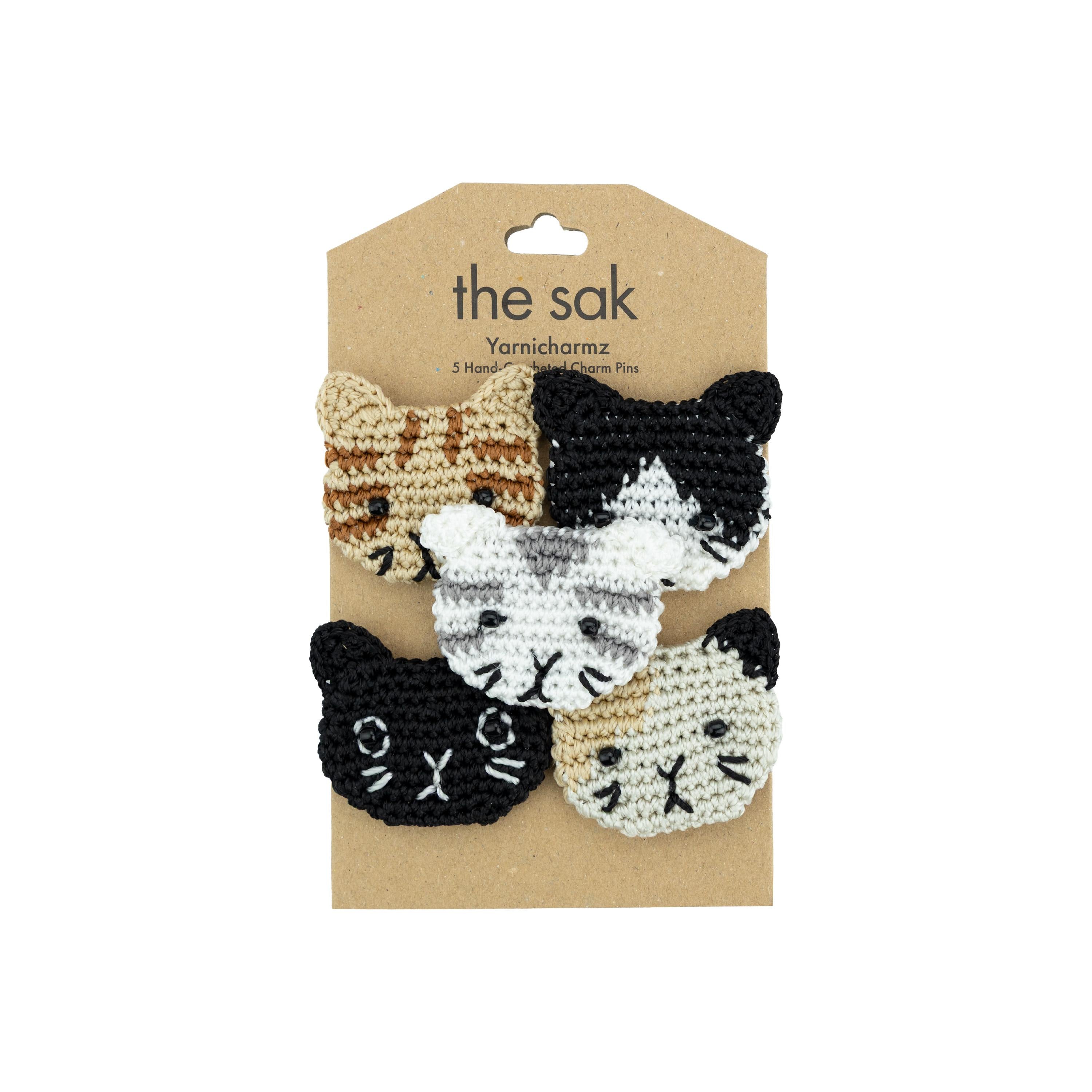The Sak Charms 5 Pack Charms -|Polypropylene Yarn - Cats|