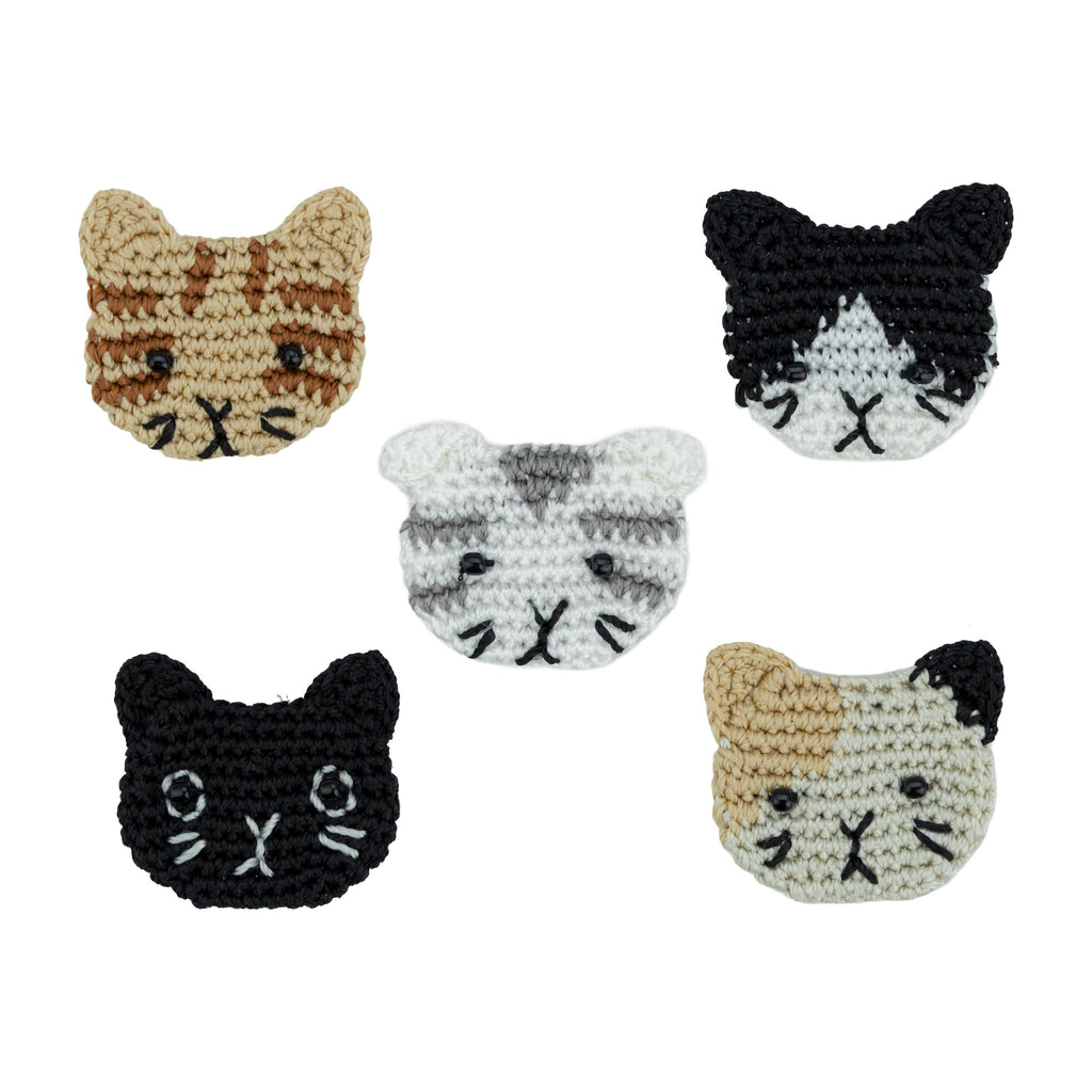 The Sak Charms 5 Pack Charms -|Polypropylene Yarn - Cats|